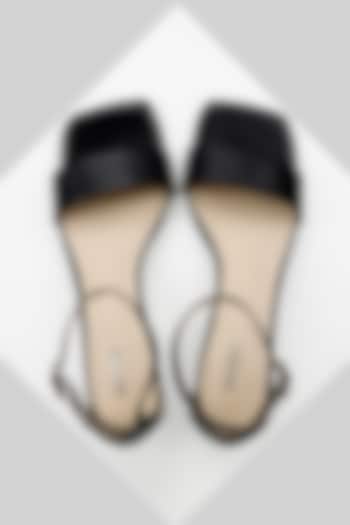 White Genuine Leather Ankle Strap Sandals by Oroh at Pernia's Pop Up Shop