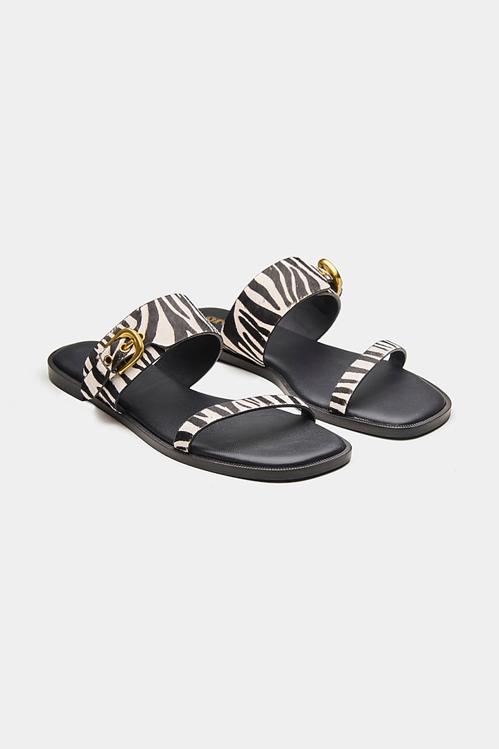 Multi-Colored Genuine Leather Flats by Oroh at Pernia's Pop Up Shop