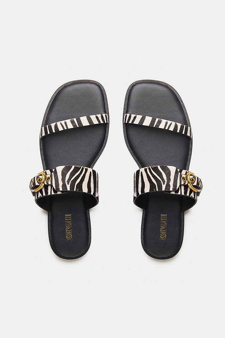 Multi-Colored Genuine Leather Flats by Oroh at Pernia's Pop Up Shop
