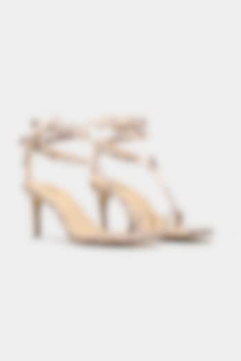Multi-Colored Genuine Leather Strappy Heels by Oroh at Pernia's Pop Up Shop