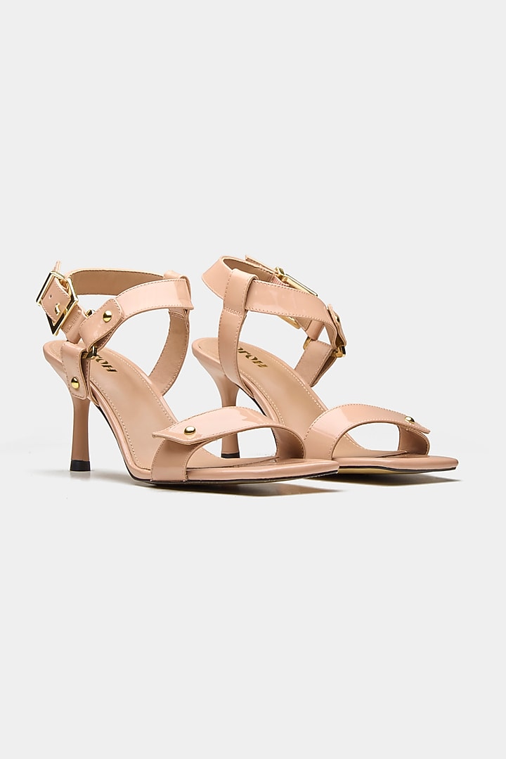 Pink Genuine Leather High Heels by Oroh at Pernia's Pop Up Shop