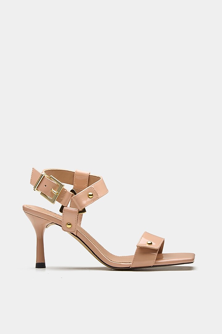 Pink Genuine Leather High Heels by Oroh at Pernia's Pop Up Shop