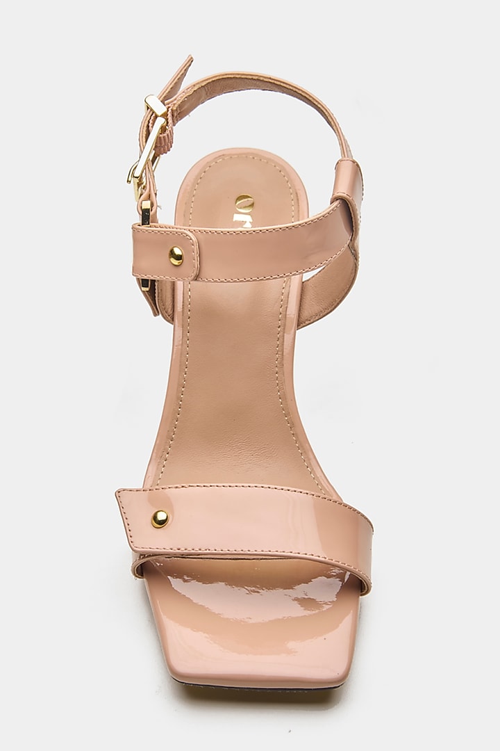Pink Genuine Leather High Heels by Oroh at Pernia's Pop Up Shop