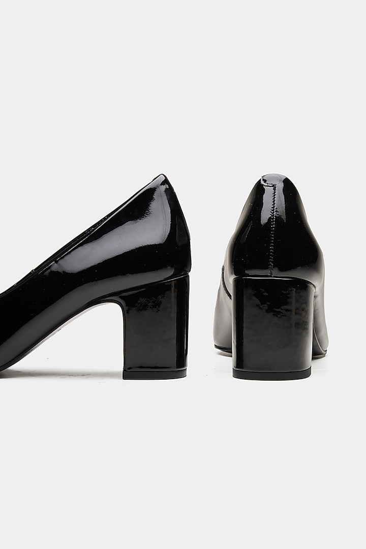 Black Patent Leather Pump Heels by Oroh at Pernia's Pop Up Shop