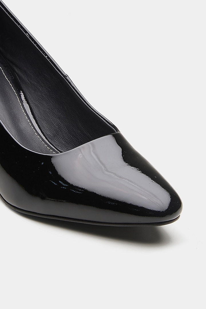 Black Patent Leather Pump Heels by Oroh at Pernia's Pop Up Shop