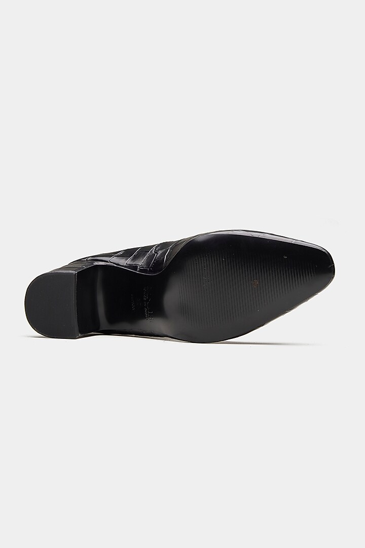 Black Patent Leather Pump Heels by Oroh at Pernia's Pop Up Shop