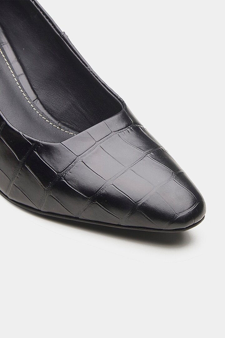 Black Patent Leather Pump Heels by Oroh at Pernia's Pop Up Shop