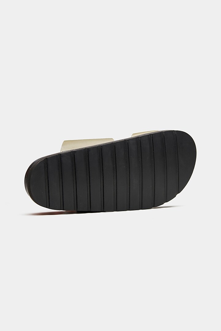 Nude Genuine Leather Flats by Oroh at Pernia's Pop Up Shop