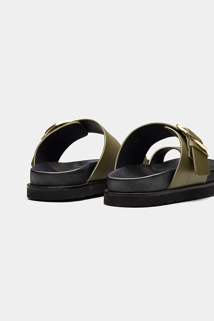 Nude Genuine Leather Flats by Oroh at Pernia's Pop Up Shop