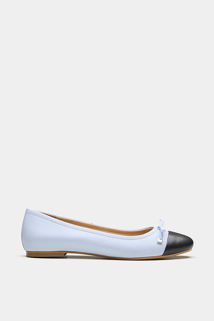 Blue Patent Leather Ballerina Flats by Oroh at Pernia's Pop Up Shop