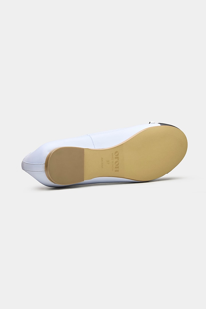 Blue Patent Leather Ballerina Flats by Oroh at Pernia's Pop Up Shop