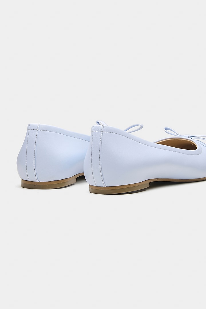 Blue Patent Leather Ballerina Flats by Oroh at Pernia's Pop Up Shop