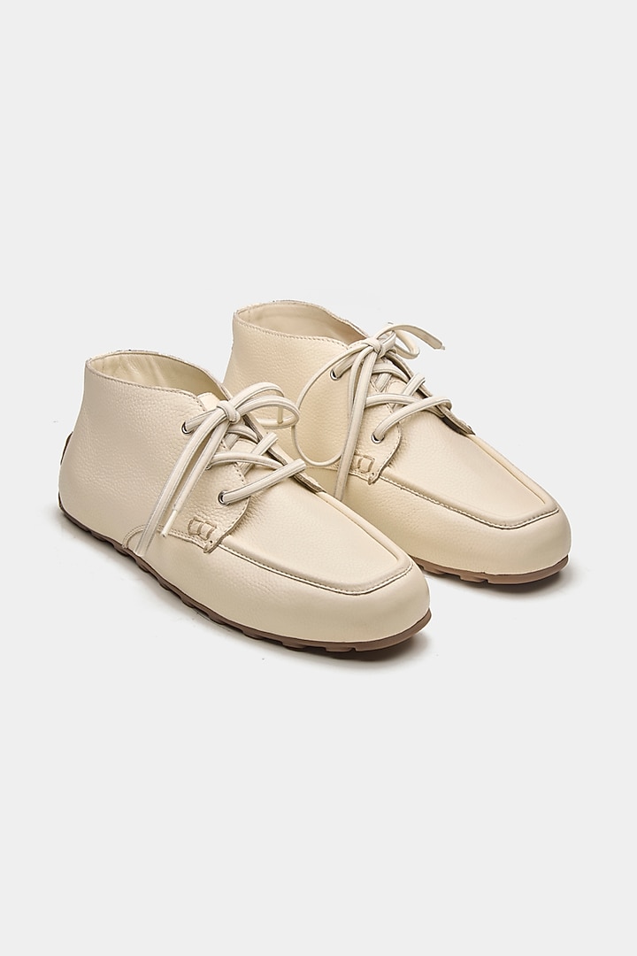 Off-White Genuine Leather Shoes by Oroh at Pernia's Pop Up Shop