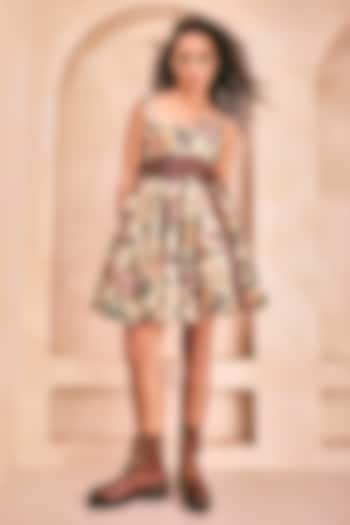 Maroon Genuine Leather Biker Ankle Boots by Oroh at Pernia's Pop Up Shop