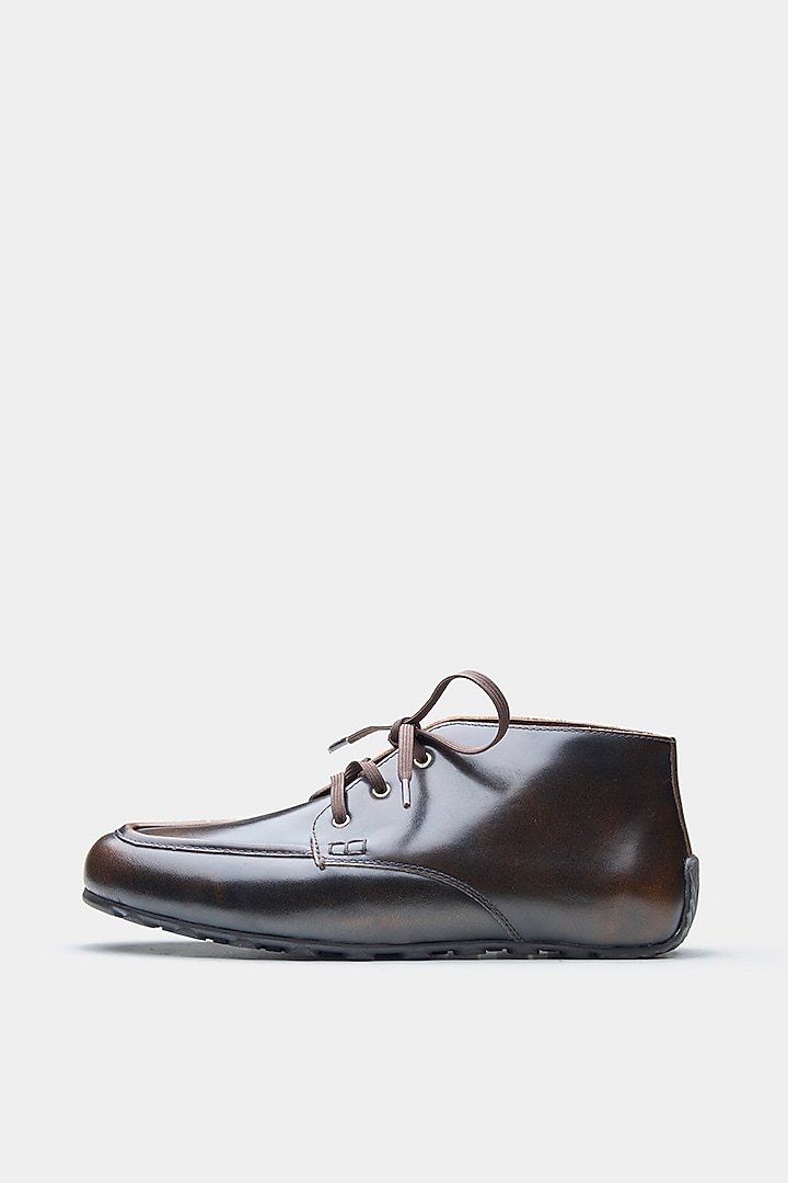 Brown Genuine Leather Shoes by Oroh at Pernia's Pop Up Shop