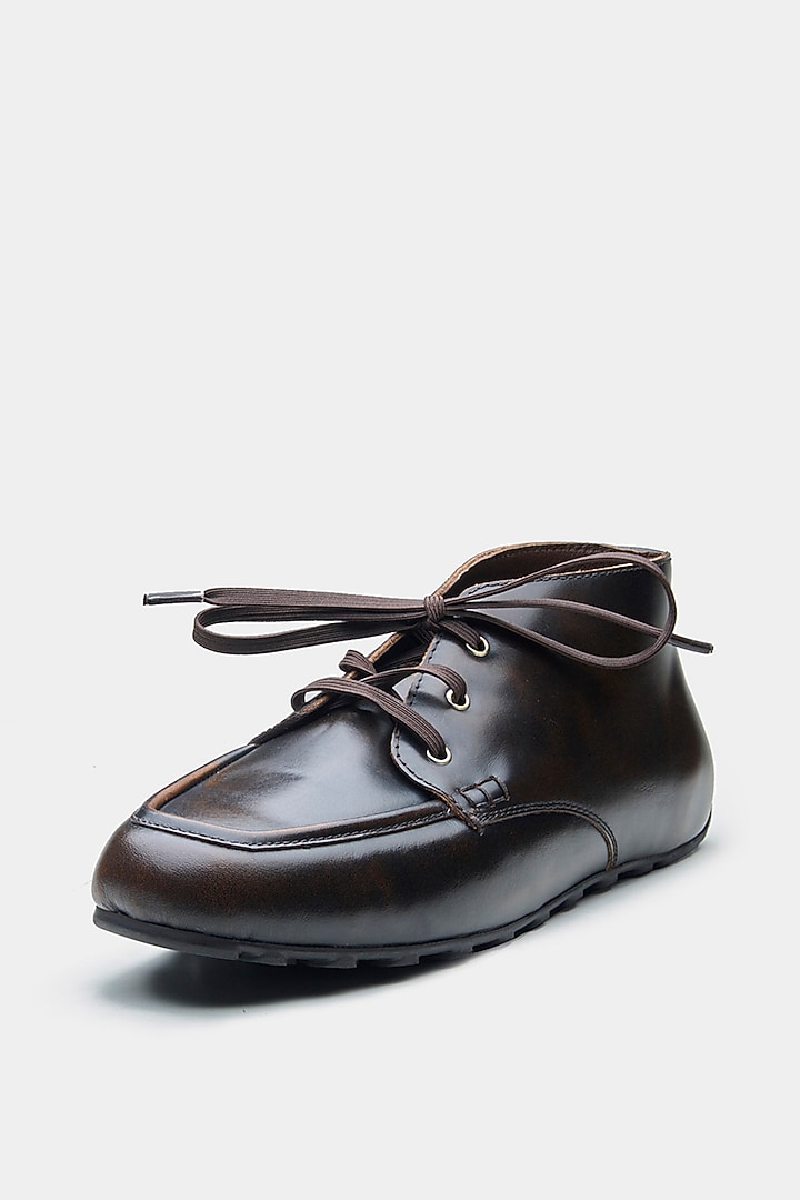 Brown Genuine Leather Shoes by Oroh at Pernia's Pop Up Shop