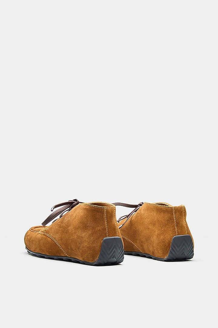 Tan Genuine Leather Shoes by Oroh at Pernia's Pop Up Shop