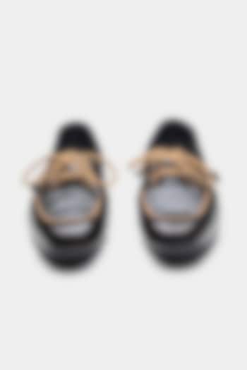 Black Genuine Leather Shoes by Oroh at Pernia's Pop Up Shop