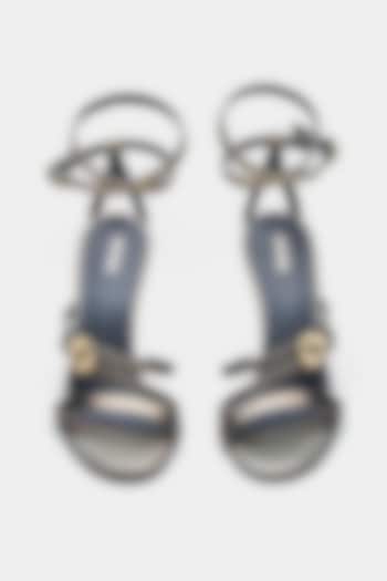 Bronze Genuine Leather Wedges by Oroh at Pernia's Pop Up Shop