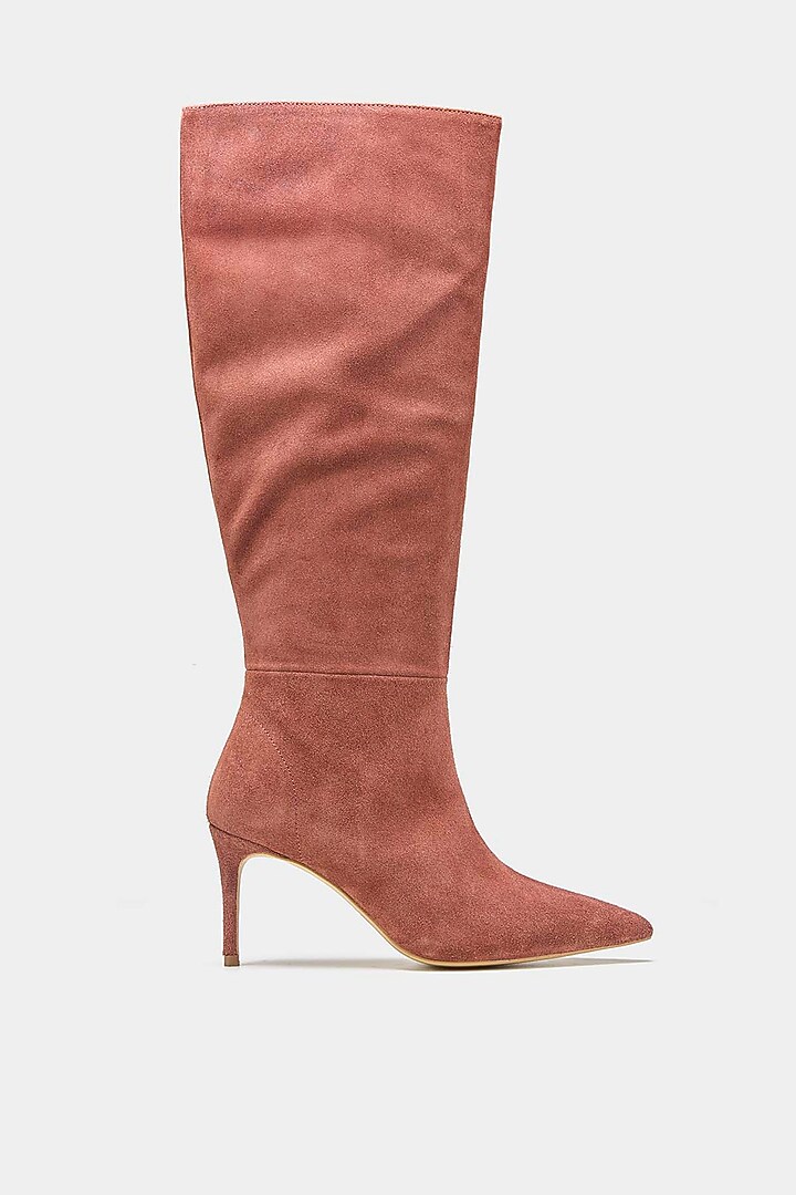 Brown Genuine Leather Long Boots by Oroh at Pernia's Pop Up Shop