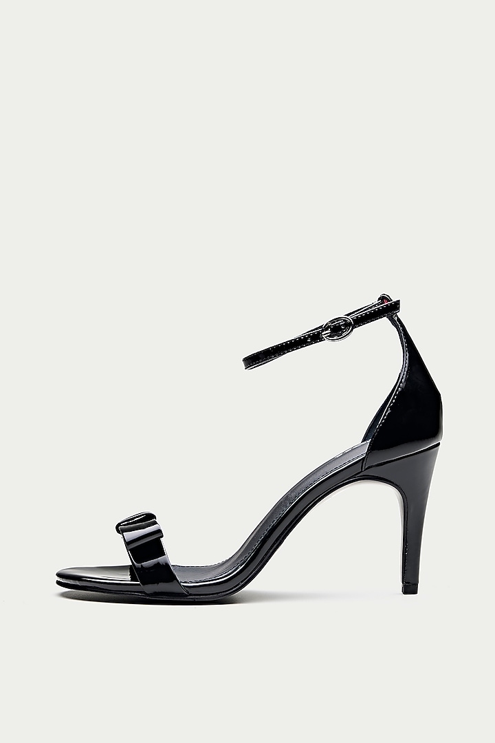 Black Genuine Leather Strappy Sandals by Oroh at Pernia's Pop Up Shop