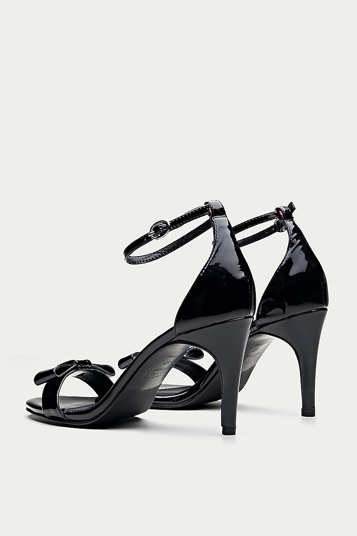 Black Genuine Leather Strappy Sandals by Oroh at Pernia's Pop Up Shop