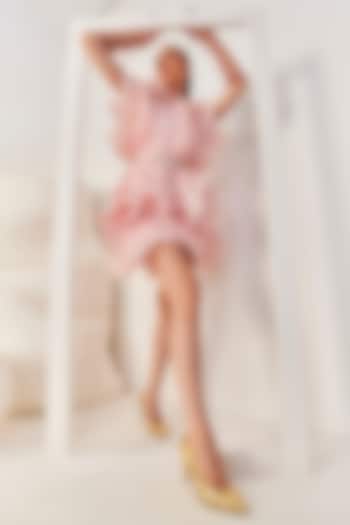 Gold Genuine Leather Pump Heels by Oroh at Pernia's Pop Up Shop