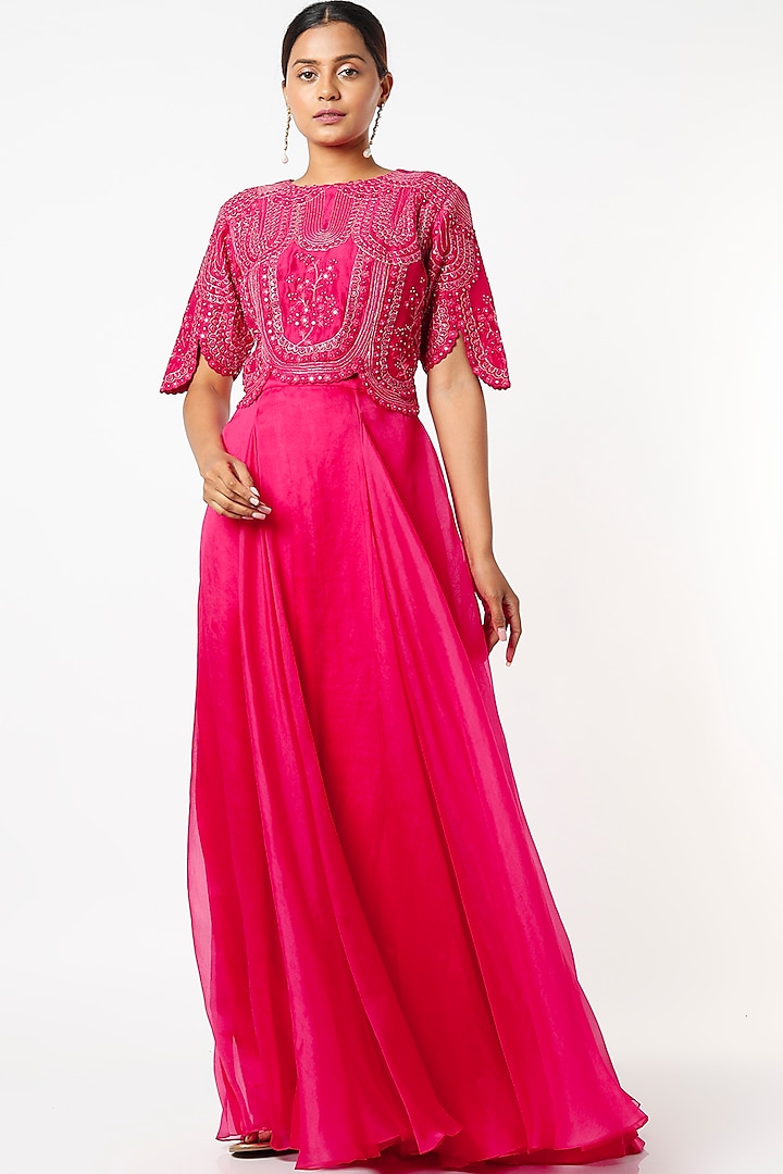 Scarlet Embroidered Gown

 by Osaa By Adarsh