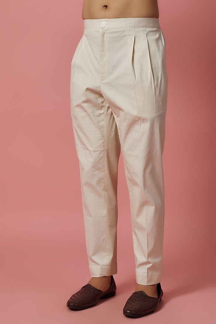 Pink Silk Zardosi Embroidered Kurta Set by OSAA By Adarsh Men at Pernia's Pop Up Shop