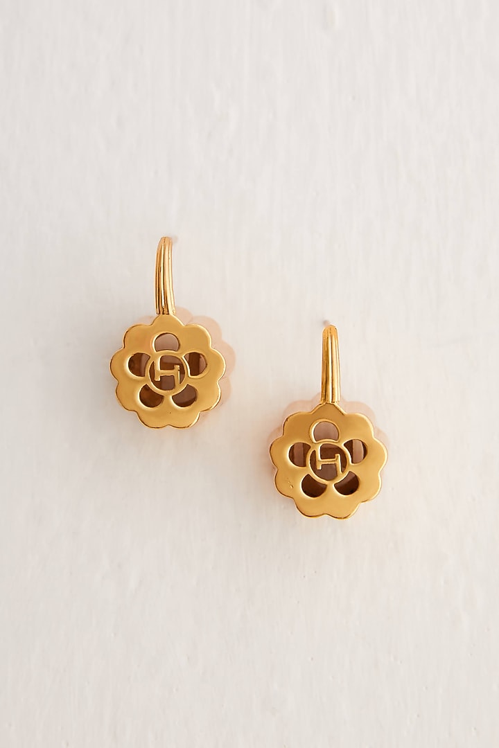 Gold Plated Quintuple Earrings by Outhouse at Pernia's Pop Up Shop