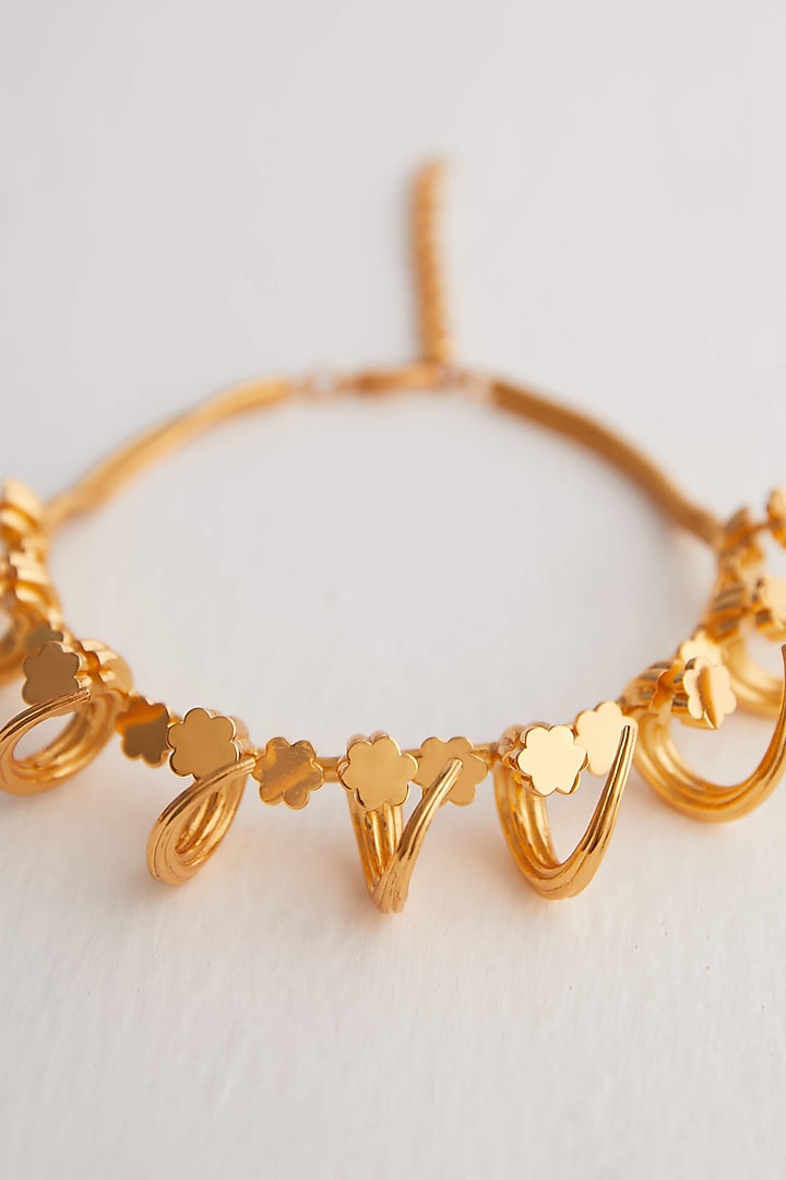 Gold Plated Tuscon Necklace by Outhouse at Pernia's Pop Up Shop