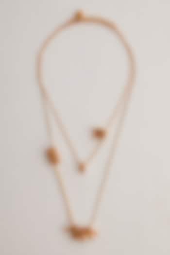 Gold Plated Bolt Layered Necklace by Outhouse at Pernia's Pop Up Shop