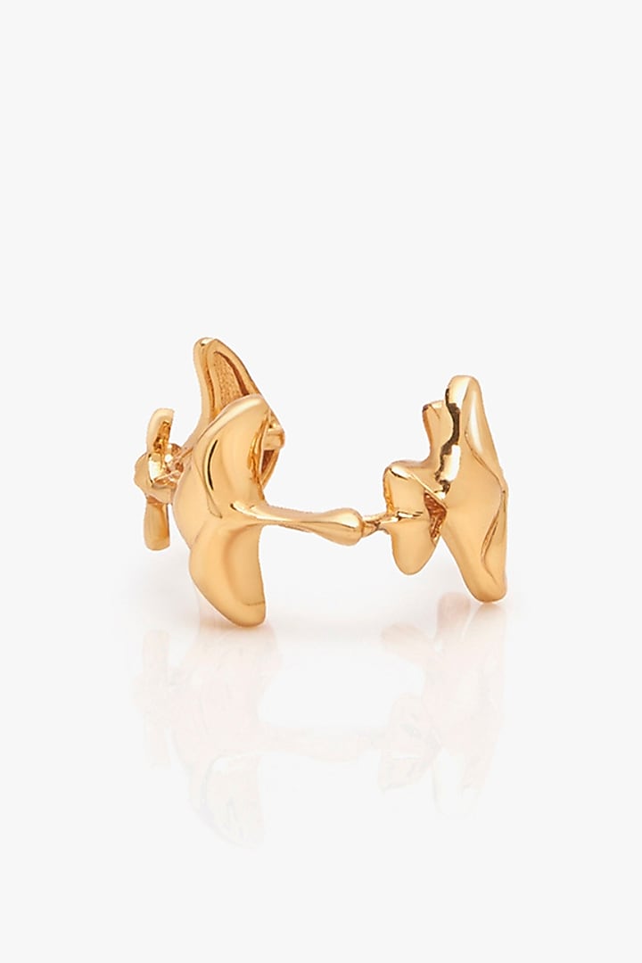Gold Plated Shroom Ring by Outhouse at Pernia's Pop Up Shop