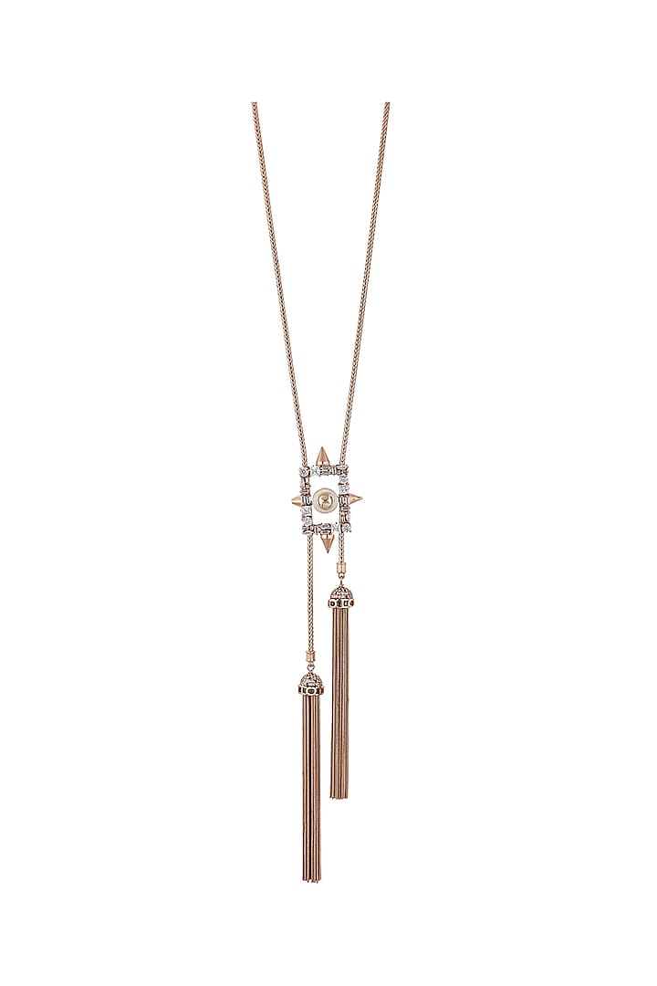 Rose Gold Plated Pendant Necklace by Outhouse at Pernia's Pop Up Shop