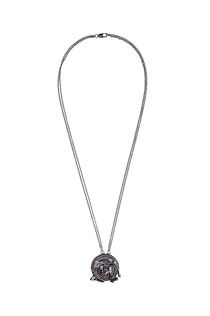 Silver Plated Swarovski Crystal & Pearl Pendant Necklace by Outhouse at Pernia's Pop Up Shop