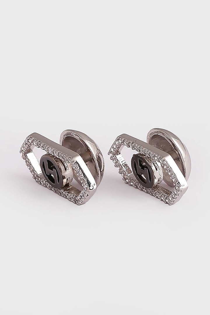Silver Plated Swarovski Cufflinks by Outhouse at Pernia's Pop Up Shop