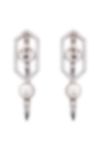 Silver Plated Crystal Hair Clips by Outhouse at Pernia's Pop Up Shop