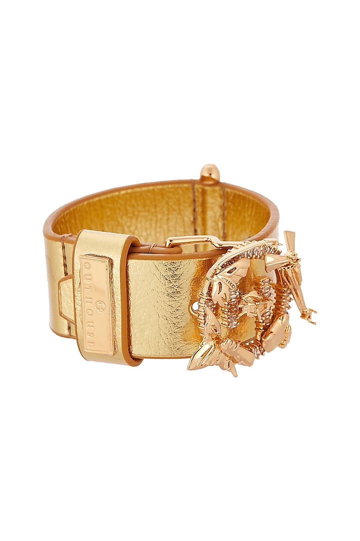 Gold Plated Swarovski Bracelet by Outhouse