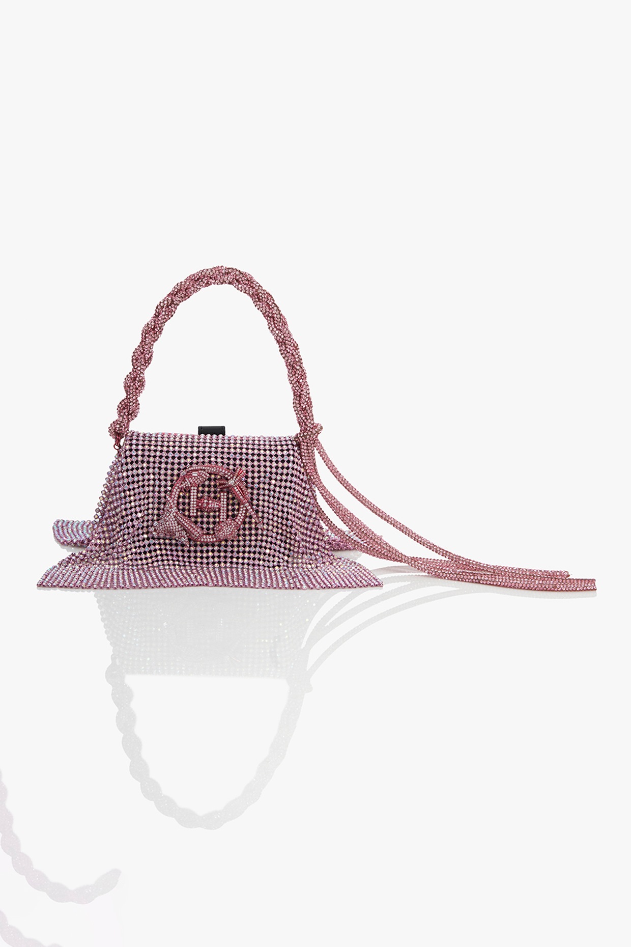 Posh Pink Crystal Furby Vegan Leather Nano Bag by Outhouse