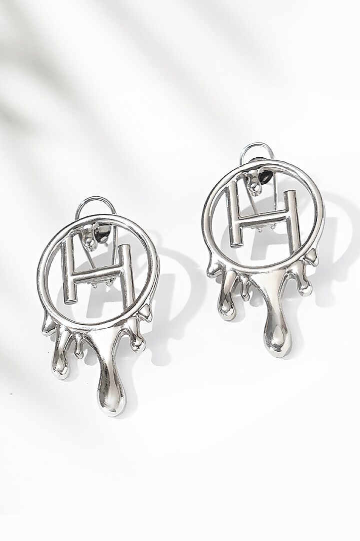 Silver Plated Silver Stud Earrings by Outhouse at Pernia's Pop Up Shop