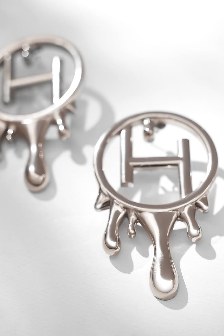Silver Plated Silver Stud Earrings by Outhouse at Pernia's Pop Up Shop