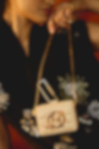 Ivory Vegan Leather Bag by Outhouse at Pernia's Pop Up Shop