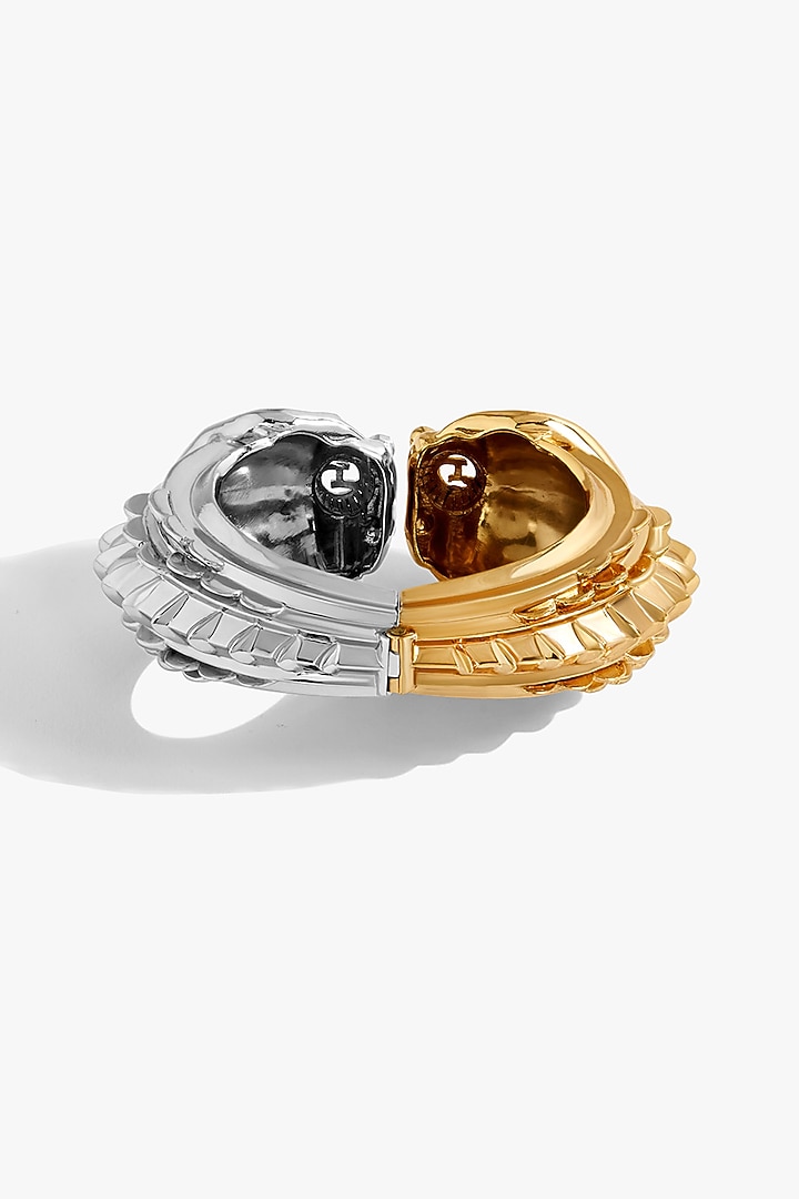 Two Tone Finish Bug Motif Handcuff by Outhouse at Pernia's Pop Up Shop