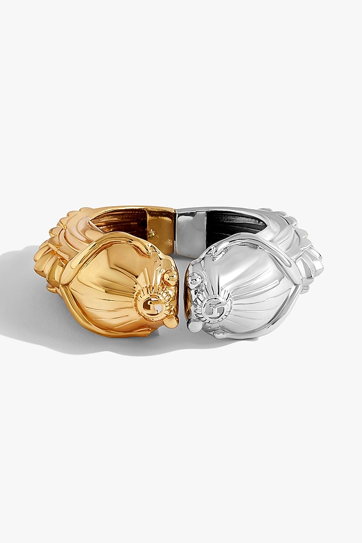 Two Tone Finish Bug Motif Handcuff by Outhouse at Pernia's Pop Up Shop
