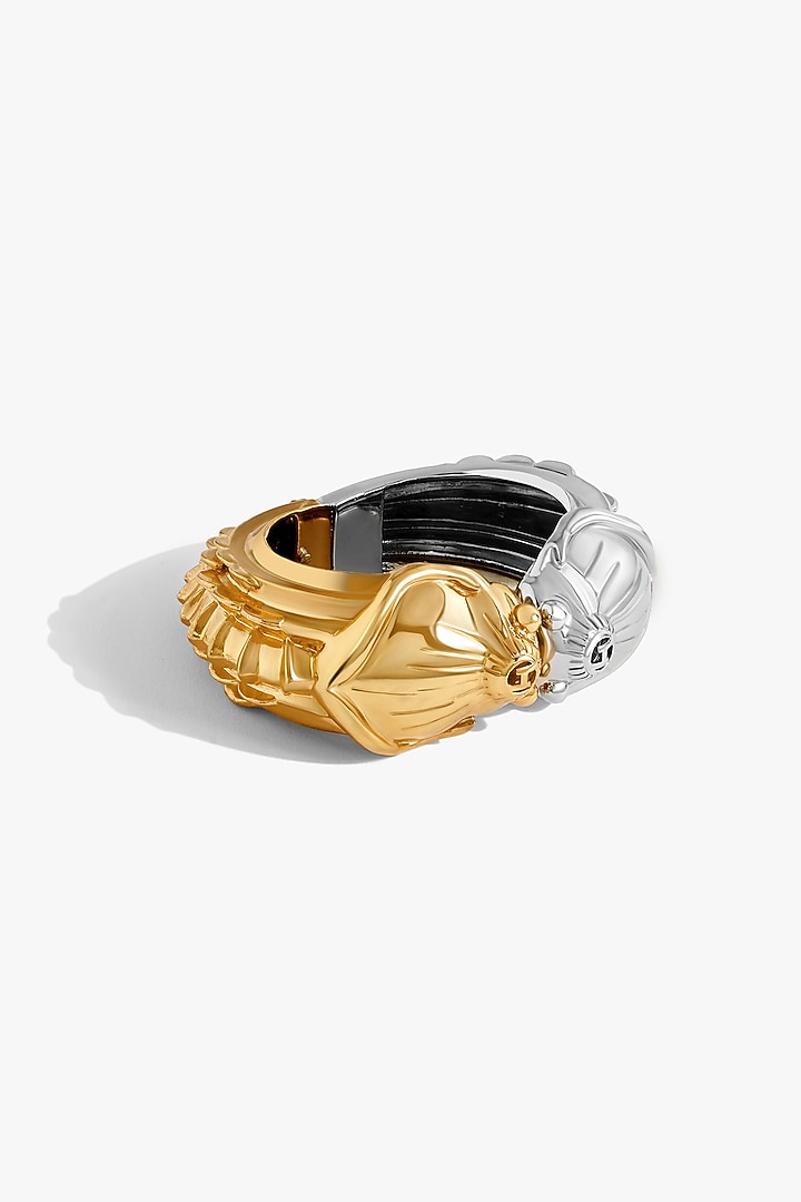 Two Tone Finish Bug Motif Handcuff by Outhouse at Pernia's Pop Up Shop
