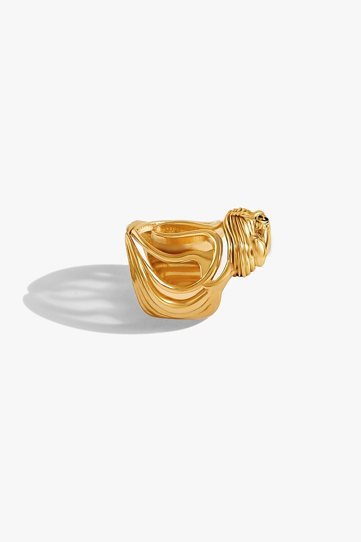 Two Tone Finish Bug Head Statement Ring by Outhouse at Pernia's Pop Up Shop