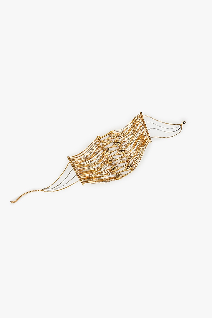Gold Plated Cubic Zirconia Belt by Outhouse at Pernia's Pop Up Shop