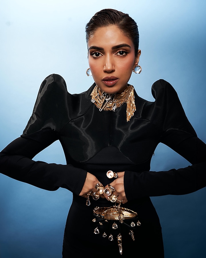 Two Tone Finish Cubic Zirconia & Pearl Seahorse Stud Earrings by Outhouse at Pernia's Pop Up Shop