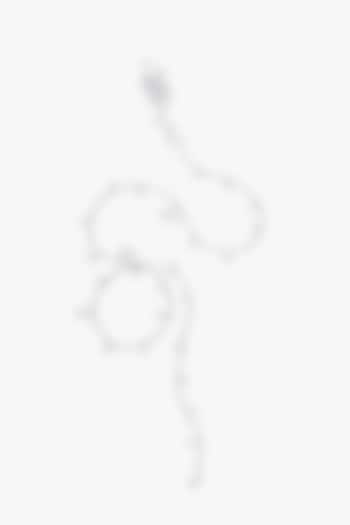 Silver Rhodium Plated Swarovski Crystal Nail Ring by Outhouse at Pernia's Pop Up Shop