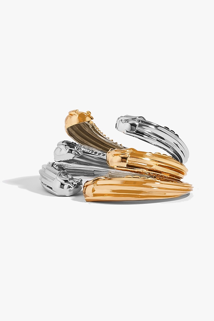 Two Tone Finish Brass Choker Necklace by Outhouse at Pernia's Pop Up Shop